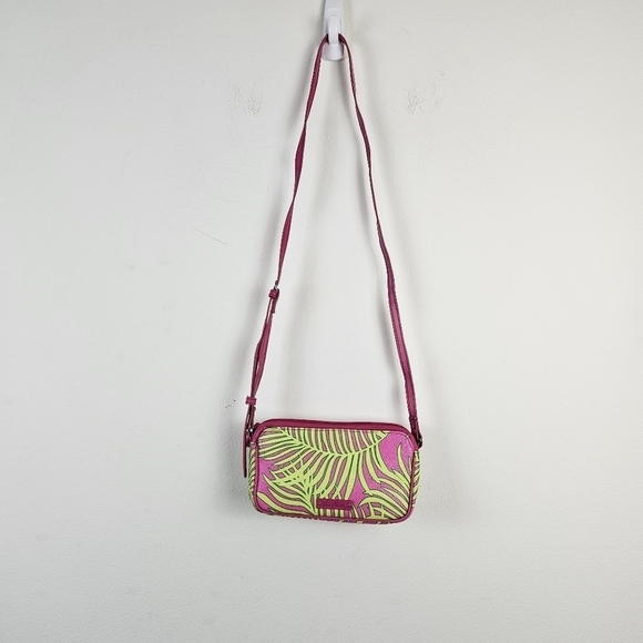 Vera Bradley "PALM FRONDS" Small CROSSBODY BAG - Picture 5 of 10